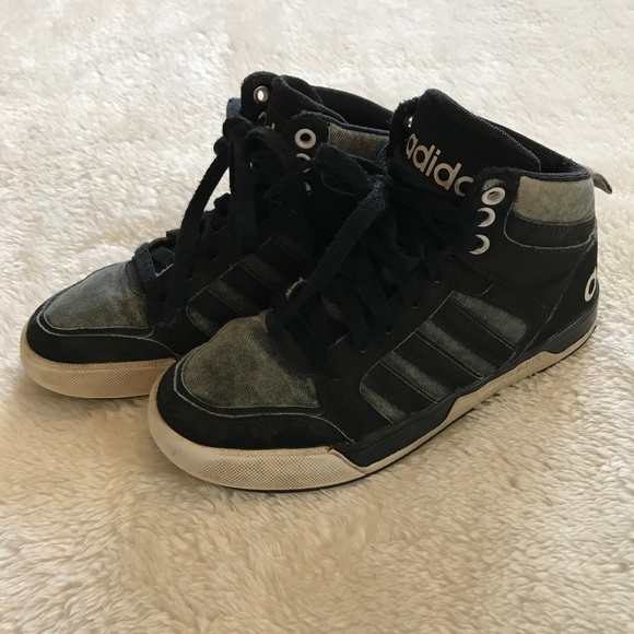 adidas Other - Adidas Boys' or Unisex High Top Sneakers Gray 3.5